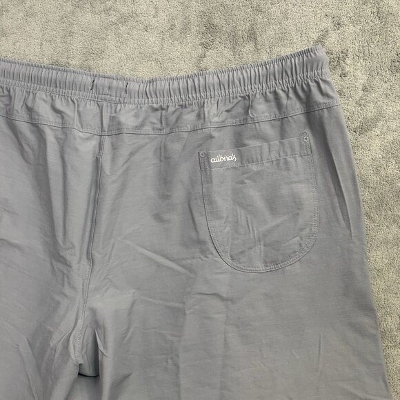 Allbirds Natural Run Shorts Mens XXXL Gray Lightweight Drawstring Merino Workout - Picture 11 of 11